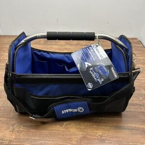 Kobalt 15" Tool Bag Tote 25 Carrying Pockets Heavy Duty Handle Bar Shoulder Stra